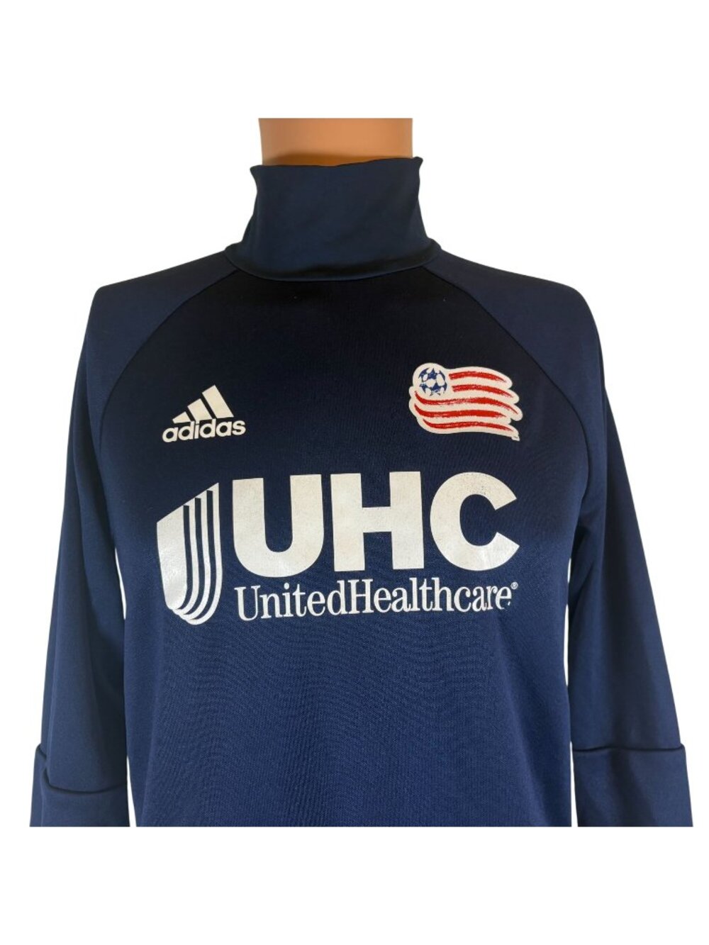 New England Revolution Training Shirt Mens Size S Adidas Mls Soccer Performance